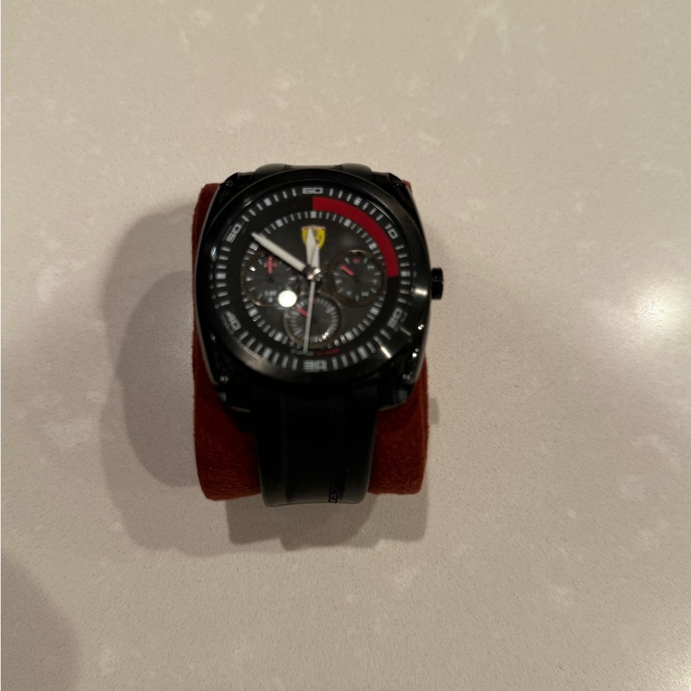 Ferrari Black and Red Men's Watch